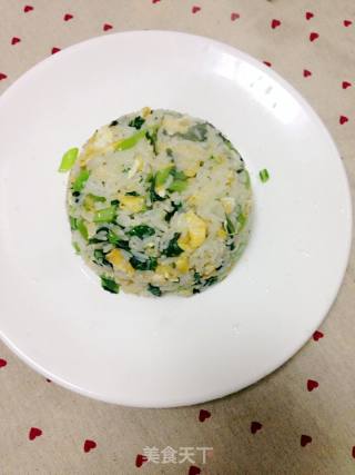 Fried Rice with Choy Sum and Egg recipe