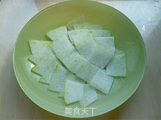 Crystal Winter Melon Slices with Minced Meat recipe