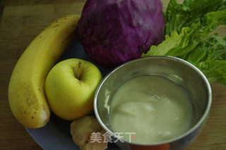 Healthy Vegetable and Fruit Salad (homemade Salad Dressing) recipe