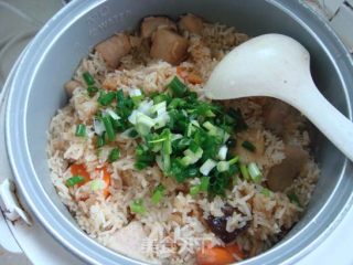 Stewed Rice with Taro and Carrots recipe