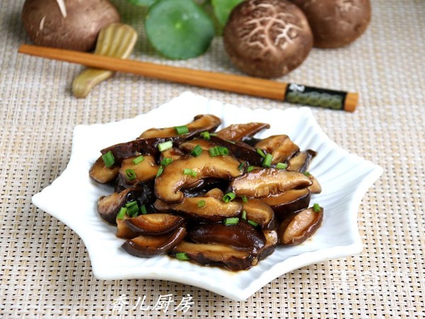 Shiitake Mushrooms in Oyster Sauce recipe