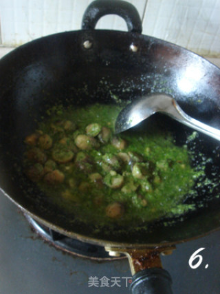 Spring is Undoubtedly Green and Green-green Sauce Smoke Tube Pasta recipe