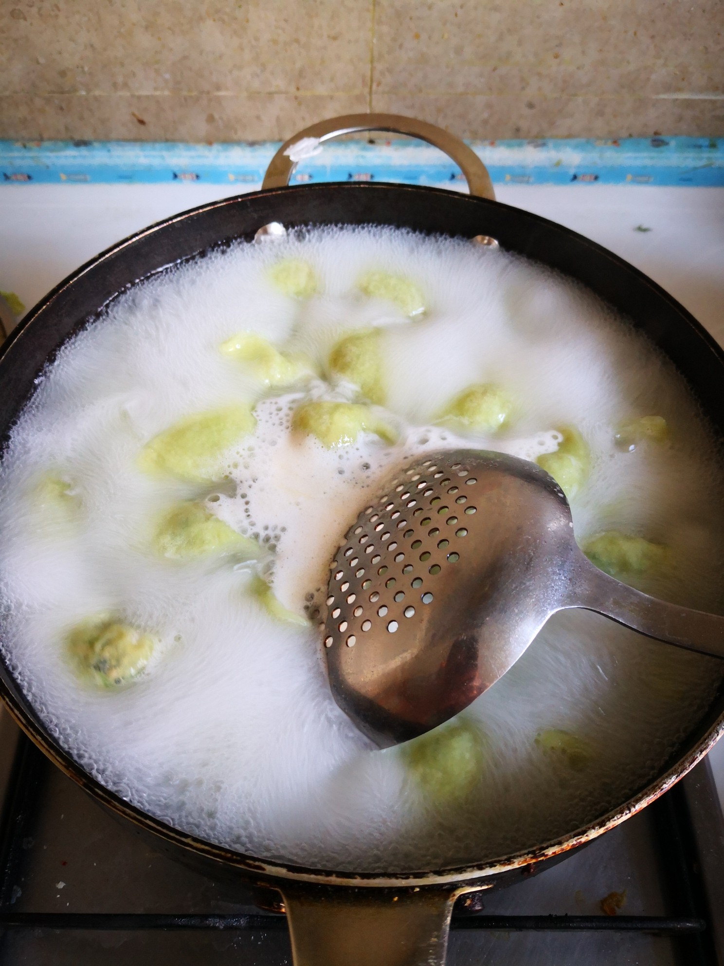 Green Meat Dumplings recipe