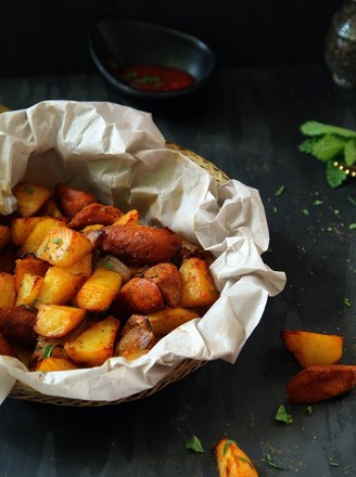 Roasted Potatoes with Cumin Sausage