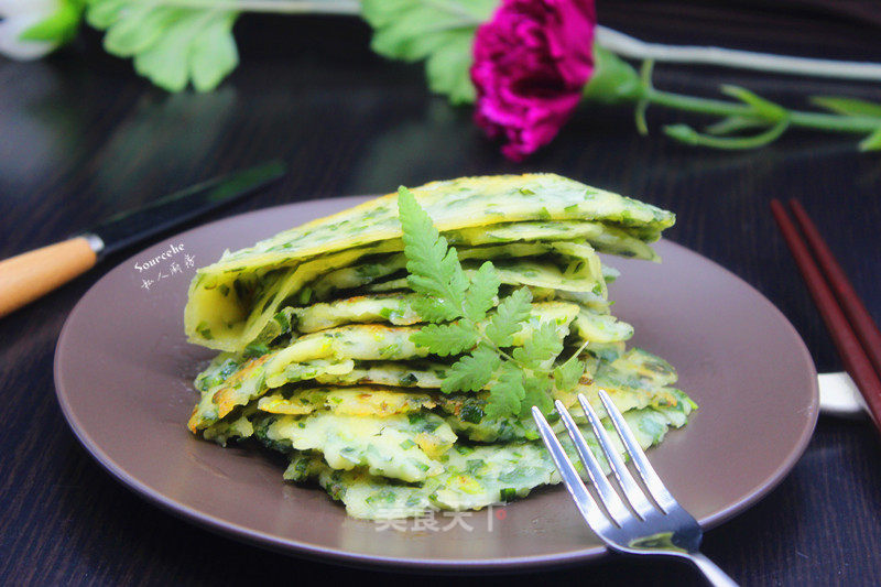 Leek Pancakes recipe