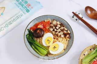 Tomato Mushroom Noodle Soup recipe