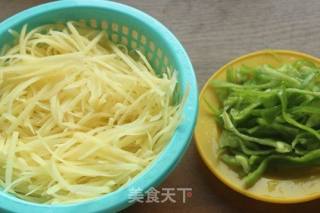 Green Pepper and Potato Shreds recipe