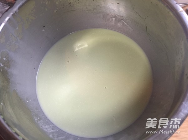 Matcha Baked Pudding recipe