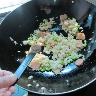 Pork Sausage Fried Rice recipe