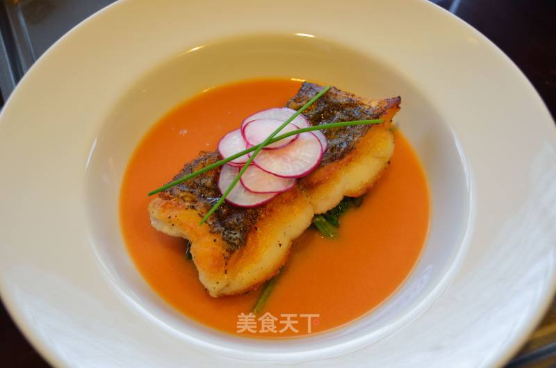 Left Mouth Fish Fillet with Spinach Miso Soup recipe