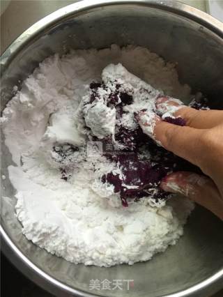 Sakura Coconut Milk Taro Balls recipe