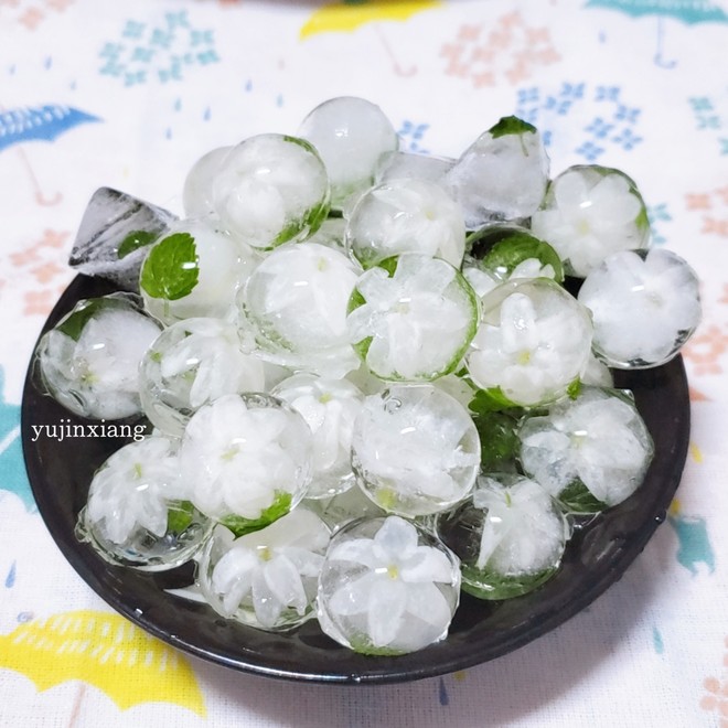 🍃jasmine Frozen Ice Cubes | Cool for A Summer. Full of Fragrance in The Mouth🍃 recipe