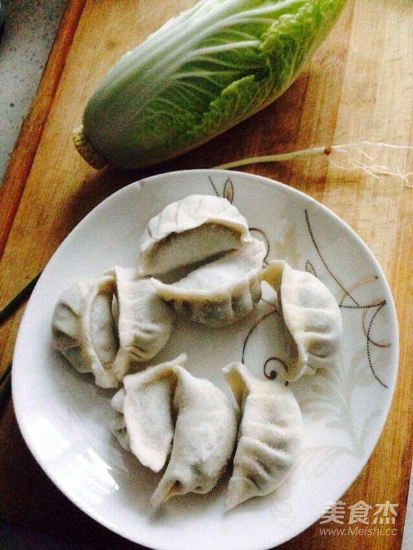 Boiled Dumplings with Cabbage Vermicelli recipe