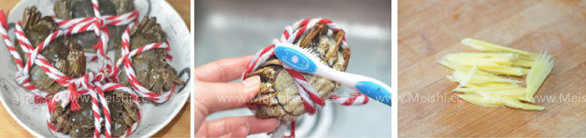 Steamed Hairy Crabs recipe