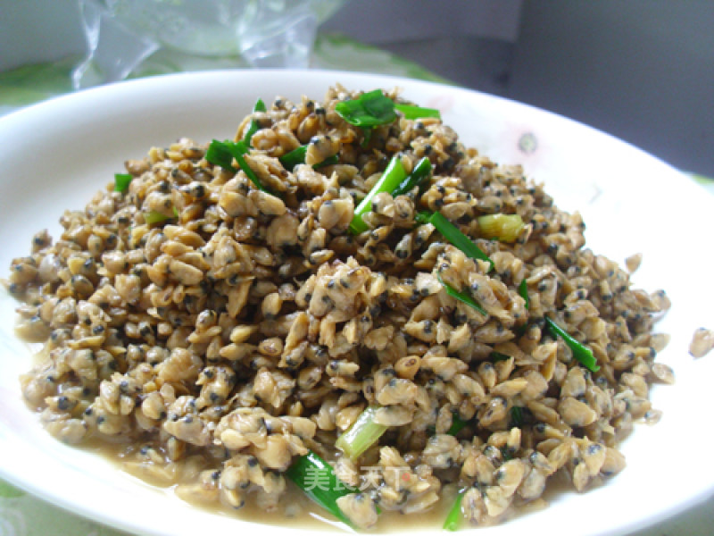 Scallion and Scallop Meat recipe