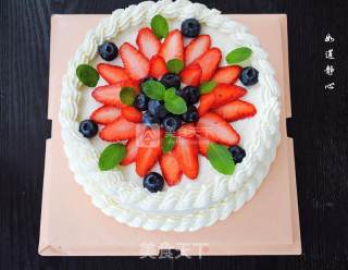 #aca Baking Star Competition #strawberry Flower Cake recipe
