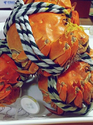 Steamed Hairy Crabs recipe