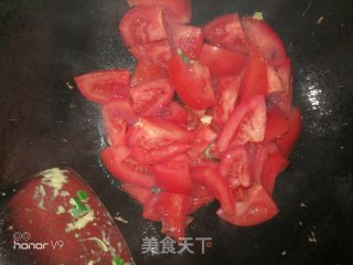Stir-fried Tomato with Chopped Green Onion and Egg recipe