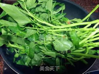 Guangzhou Home Cooking with Fermented Bean Curd Stir-fried Tongxincai#肉肉厨 recipe