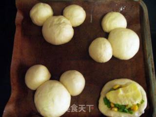 Mickey Corn Mochi Bread recipe