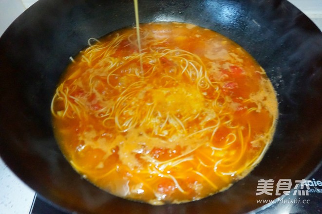 Potato Tomato Noodle Soup recipe