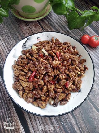 Fried Silkworm Pupa recipe