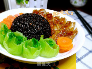 Teriyaki Chicken Drumsticks and Black Rice recipe