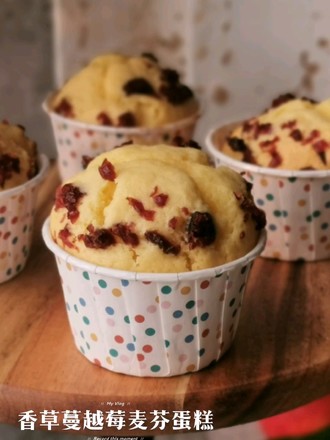 Vanilla Cranberry Muffin Cake recipe
