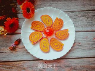 Deep-fried Two-color Steamed Bun recipe