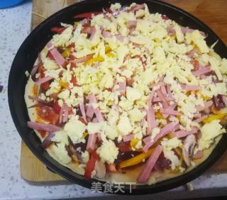 Crimped Ham Pizza recipe