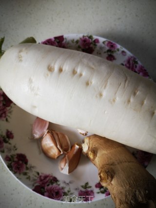 Served with Porridge and Side Dishes ~ Sweet and Sour White Radish recipe