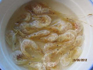 Shrimp with Leek and Dried Tofu recipe