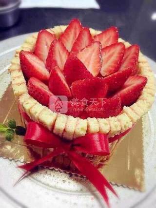 #aca烤明星大赛#strawberry Charlotte recipe