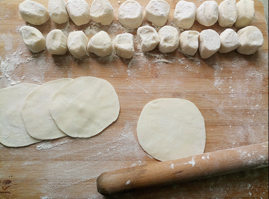 Dumpling Crust and Cilantro Pancake recipe