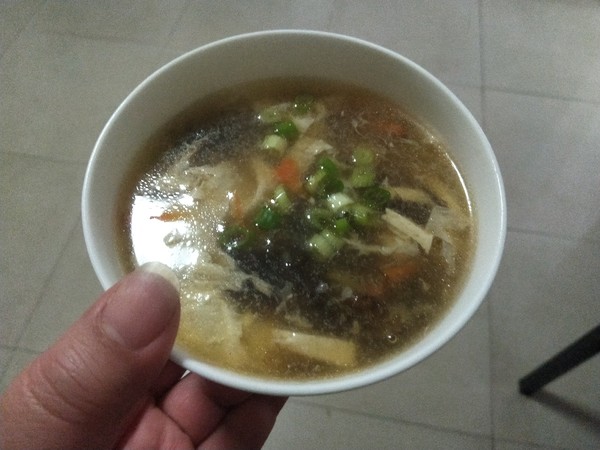 Seaweed Tofu Soup recipe