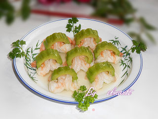 [zhejiang Cuisine] Bitter Gourd Wishful Shrimp recipe