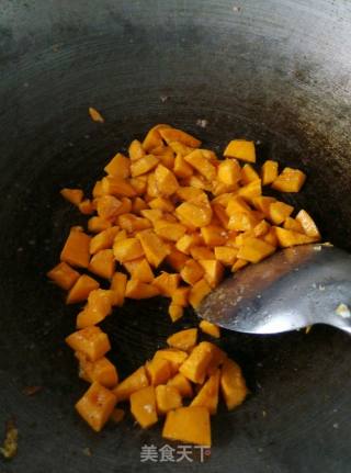 Pumpkin Sauce Fried Rice recipe