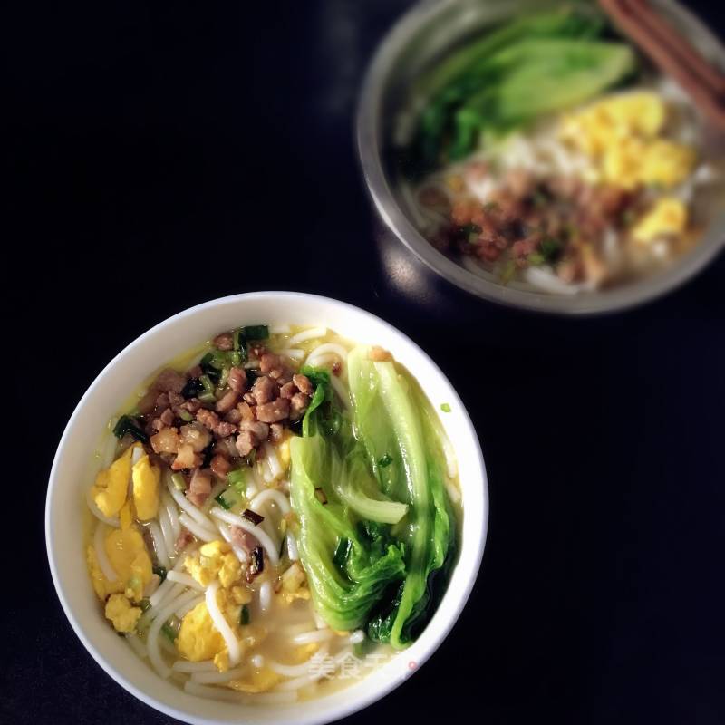 [longyan Yongding] Minced Meat, Eggs, Vegetables and Rice Noodles recipe