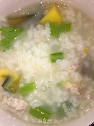 Minimal Congee with Preserved Egg and Lean Pork recipe