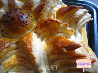 Stunning--salad Pork Floss Flower Bread recipe