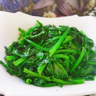 Fried Spinach recipe