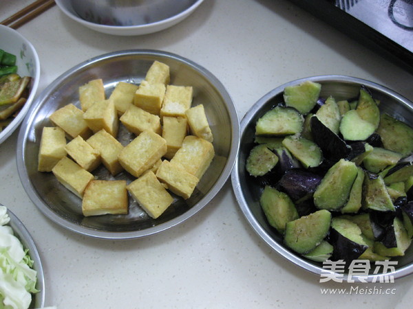 Tofu and Eggplant Claypot recipe