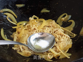 Curry Enoki Mushroom recipe