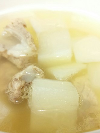 Radish Pork Ribs Soup