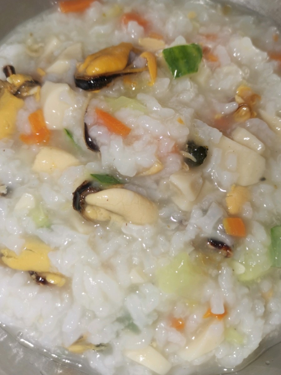 Mussel Nutritious Congee recipe