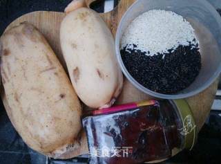 Rose Purple Rice Lotus Root recipe