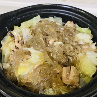 Cabbage and Vermicelli in Clay Pot recipe