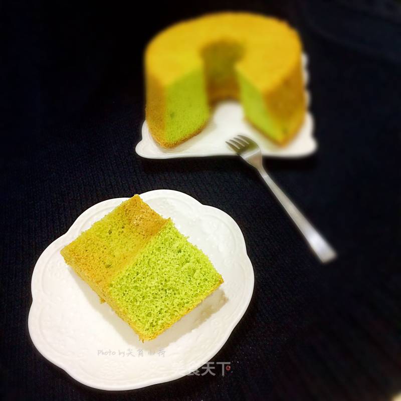 #trust of Beauty# Spinach Chiffon Cake recipe