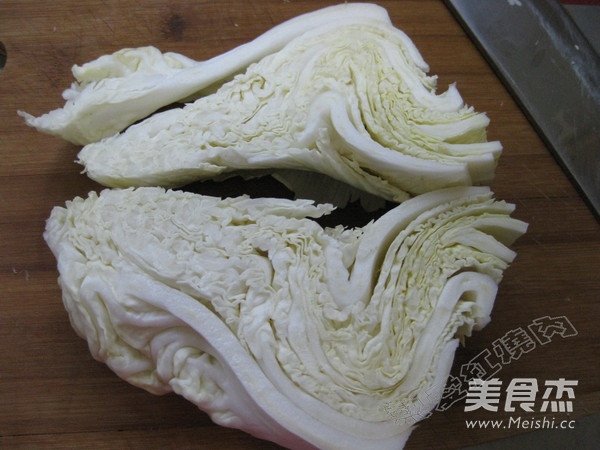 Cabbage Heart with Sesame Sauce recipe