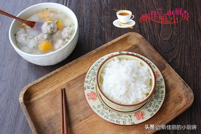 Sanwan Soup (winter Melon Pumpkin Soup) Vs Low Sugar Rice recipe